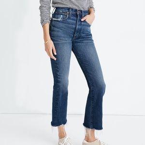 Madewell Rivet & Thread Cali Demi-Boot Jeans in Norvell Wash